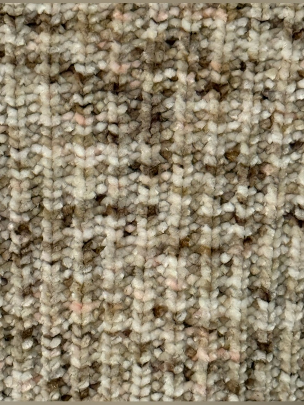 Design History Cream, Brown, & Pink Marled Ribbed Sweater - Picture 3 of 5